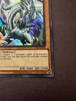 Blue-Eyes White Dragon LOB-EN001 Legend of Blue Eyes 25th Anniversary - Image 5