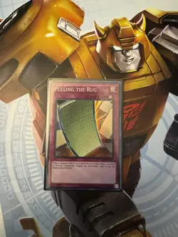 *** PULLING THE RUG *** SUPER RARE OP23-EN011 (MINT/NM) YUGIOH! - Image 1