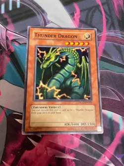 YUGIOH - THUNDER DRAGON - COMMON - DLG1 - NM - Image 1