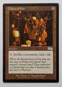 MTG - Claws of Gix - Urza's Saga 290/350 - Regular Uncommon - Image 1