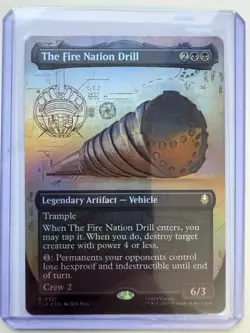 The Fire Nation Drill #0321 Borderless FOIL Avatar The Last Airbender MTG NM ENG - Image 1