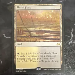 Marsh Flats Modern Masters 2017 Rare Land Regular English 239 MTG Wizards - Image 1