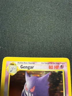 Pokemon TCG Fossil Gengar 5/62 Holo Rare NM WOTC 1999 Unlimited - Image 4