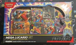 Pokemon TCG Mega Lucario ex Premium Figure Collection Box Factory Sealed - Image 1