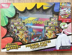Pokemon Ascended Heroes Premium Poster Collection Mega Gardevoir IN HAND - Image 1
