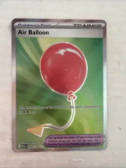 2025 Pokemon Mega Evolution MEG EN Air Balloon Ultra Rare #166/132 - Image 1