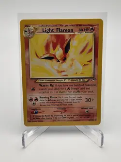 2002 Pokemon Light Flareon Neo Destiny 46/105 Uncommon LP TCG Nintendo (A) - Image 1