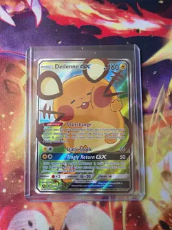 Pokemon Dedenne GX 195A/214 Full Art Unbroken Bonds - Image 1