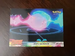 MP! BLACK Label 1999 Topps Pokemon Mewtwo Strikes Back #36 Ash’s Sacrifice - Image 1