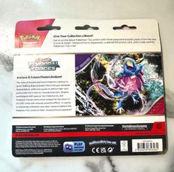Temporal Forces 3 Pack Blister w/ Cyclizar Promo Pokemon TCG Scarlet & Violet - Image 3
