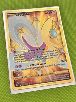 Cresselia #228/203 - NM Gold Secret Rare Holo - Pokemon TCG: Evolving Skies - Image 2