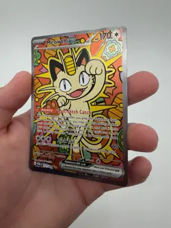 Pokemon Meowth ex 121/088 ENGLISH SIR Perfect Order NEAR MINT - Image 2
