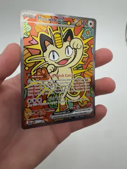 Pokemon Meowth ex 121/088 ENGLISH SIR Perfect Order NEAR MINT - Image 3