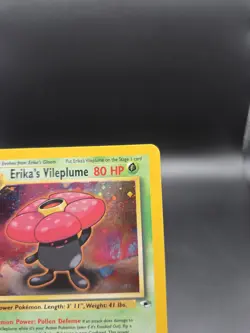 2000 Erika's Vileplume #5/132 Holo Rare Pokemon Gym Heroes Vintage WOTC - Image 3