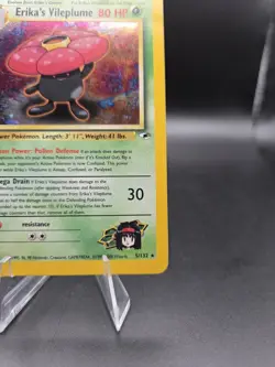 2000 Erika's Vileplume #5/132 Holo Rare Pokemon Gym Heroes Vintage WOTC - Image 4