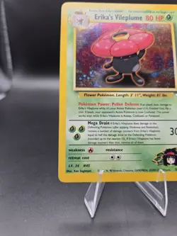 2000 Erika's Vileplume #5/132 Holo Rare Pokemon Gym Heroes Vintage WOTC - Image 5