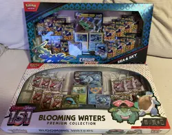 Pokemon 151 Blooming Waters Premium Collection & crown zenith bundle Sealed - Image 1