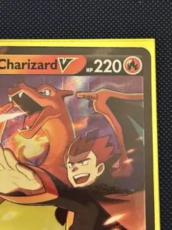 Lance’s Charizard V SWSH133 - NM - Pokemon TCG Celebrations Black Star Promo - Image 4