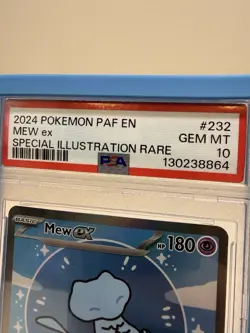 Pokemon Mew EX Bubble Mew PSA 10 Gem Mint 232/091 Sir SV Paldean Fates 2024 - Image 4