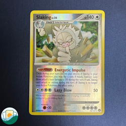 2007 Pokemon Mysterious Treasures | Slaking LV.56 | Reverse Holo | #34/123 - Image 1