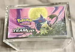 Pokemon TEAM UP Booster Box 36 packs - FACTORY SEALED ACRYLIC CASE INCLUDED - Image 3