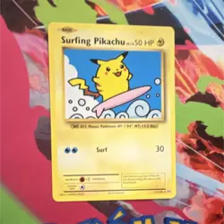 Pokemon Surfing Pikachu 111/108 Evolutions Secret Rare Regular 50 HP Basic - Image 1