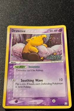 Pokemon EX TEAM ROCKET RETURNS - #54/109 Drowzee - Reverse Holo - ENG - NM - Image 4