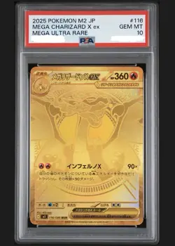 Pokemon Mega Charizard X ex M2 Inferno X Holo Mega Ultra Rare PSA 10 - Image 1