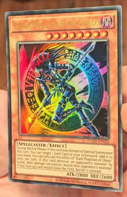 Dark Magician of Chaos YGLD-ENC02 NM Unlimited [Yu-Gi-Oh! Ultra Rare, Near Mint] - Image 4