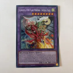Yu-Gi-Oh! Elemental HERO Flame Wingman - Infernal Rage BLMR EN012 1st Edition... - Image 1