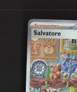 Salvatore 212/162 Temporal Forces Full Art Ultra Rare Holo Pokemon Card NM - Image 3
