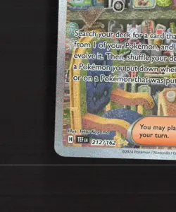 Salvatore 212/162 Temporal Forces Full Art Ultra Rare Holo Pokemon Card NM - Image 5