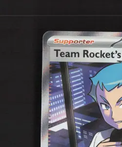 Team Rocket's Archer 223/182 Destined Rivals Full Art Ultra Rare Pokemon Card NM - Image 3