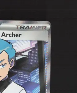 Team Rocket's Archer 223/182 Destined Rivals Full Art Ultra Rare Pokemon Card NM - Image 4