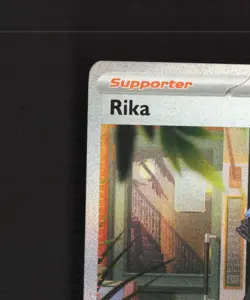 Rika 258/182 Paradox Rift Full Art SIR Rare Holo Pokemon Card NM - Image 3