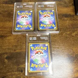 Pokemon Double Blaze Art Rare Graded Holo Card Lot Skuntank Blaziken Pawniard - Image 2