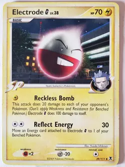 Electrode 39/111 PL - Rising Rivals Pokemon Card - $2 Combined Shipping - Image 1