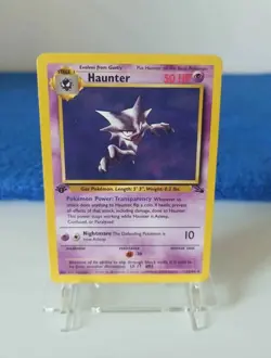 Pokemon Card - Haunter 21/62 - 1st edition - Fossil - Wizards - Good condition - Image 1
