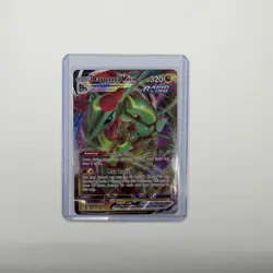 Pokemon TCG Rayquaza VMAX Holo Ultra Rare Card Evolving Skies 111/203 - Image 1