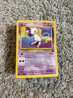 2x Vintage Mew Pokemon Cards WoTC Black Star Promo 8 NM-Mint - Image 3