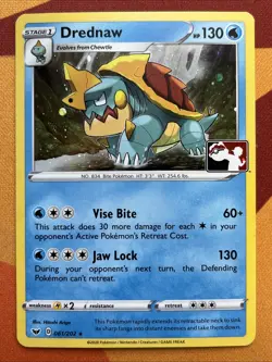Pokemon Card - Drednaw - Cosmos HOLO League Promo (061/202) Sword & Shield *LP* - Image 1