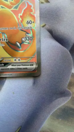 Charizard EX Full Art Holo Ultra Rare Card 183/165 SV Scarlet & Violet 151 - Image 5