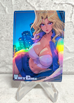 Mai Valentine Trading Card Waifu Goddess Story Anime Girl holo Karte Manga Full - Image 1