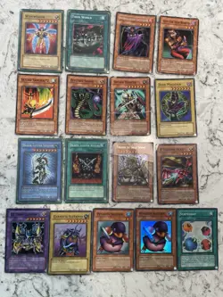 Yu-Gi-Oh! Vintage Lot 235 Cards Some 1st Edition Holos Rares W/ Gold Tin HP-LP - Image 1