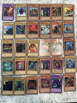 Yu-Gi-Oh! Vintage Lot 235 Cards Some 1st Edition Holos Rares W/ Gold Tin HP-LP - Image 3