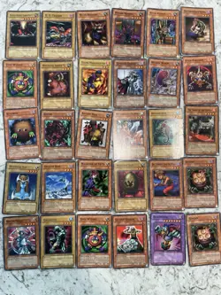 Yu-Gi-Oh! Vintage Lot 235 Cards Some 1st Edition Holos Rares W/ Gold Tin HP-LP - Image 4