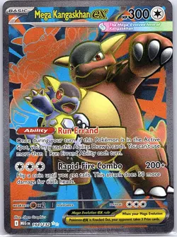 Mega Kangaskhan ex - 164/132 ME01: Mega Evolution - Pokemon Card - NM - Image 1