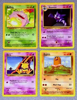 Pokemon TCG WOTC Base Set Card Lot x4 NM 💎 1999 Vintage Pokemon - Image 1