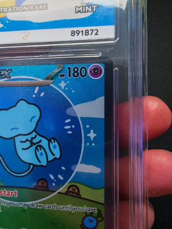 Pokemon Mew EX TCG Card Paldean Fates Sir, Ace 9, 'Bubble Mew' 232/091 - Image 5