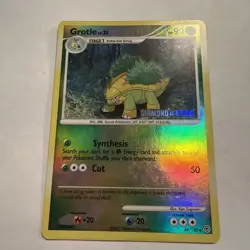 Grotle 49/130 Stamped Reverse Holo -Rare Holo Pokemon Card- Diamond Pearl - Image 1